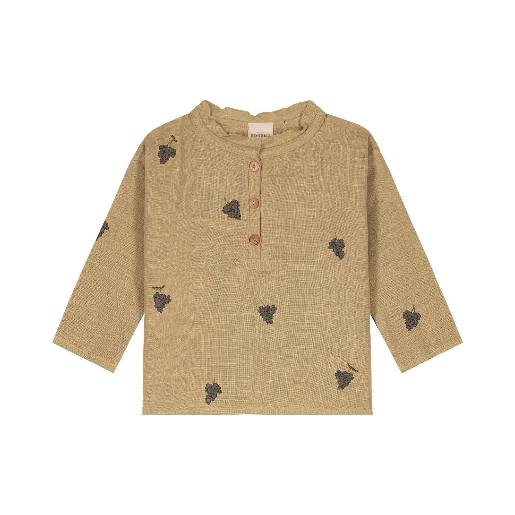 OLYMPE BLOUSE - BRONZE MIST - RAISIN (36M-6Y) / studio boheme paris