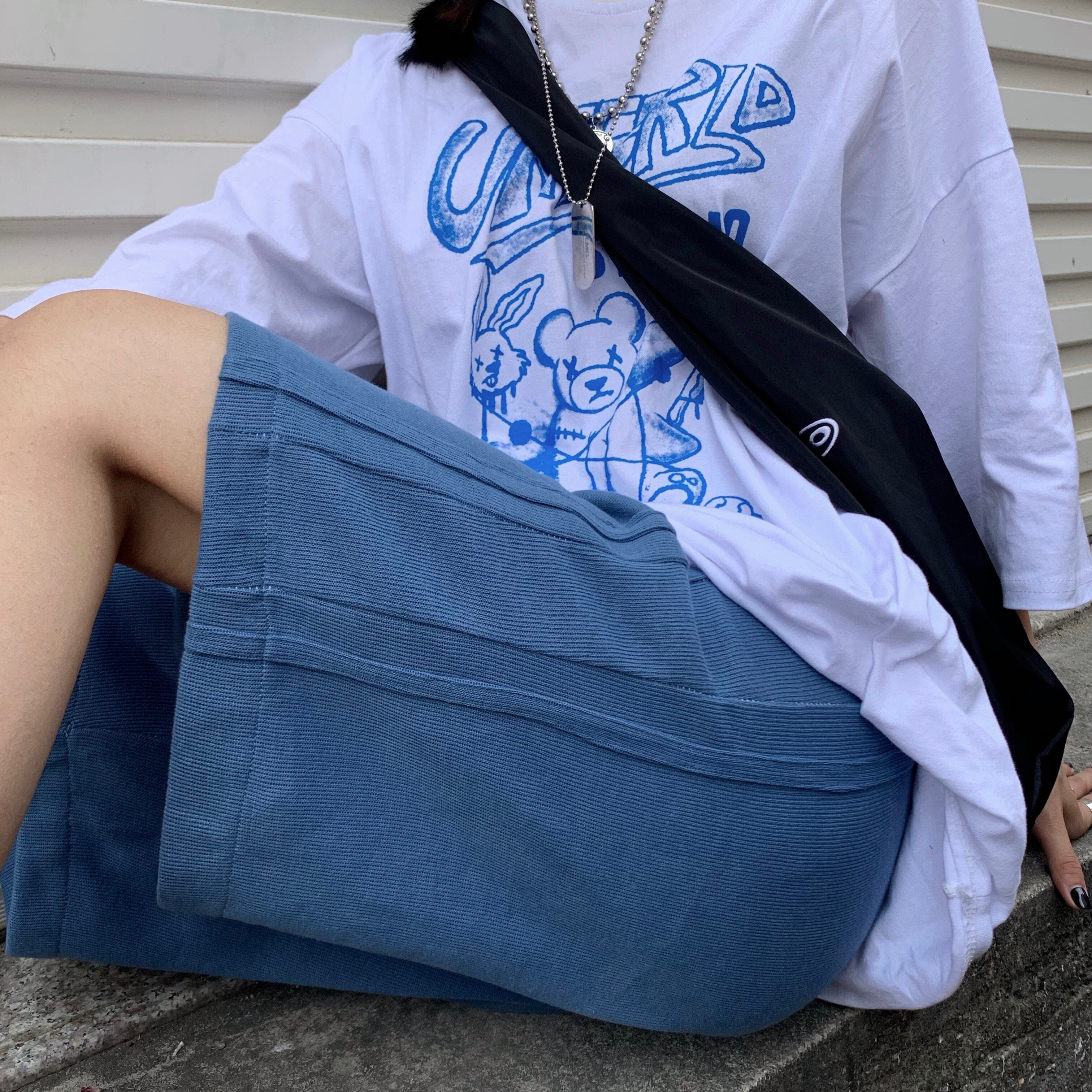 サマーカジュアルショーツ スタイルスタンダードパンツ ルーズ レトロ ストリート 夏物 ブルマー ステッチ ケッペル27970449770