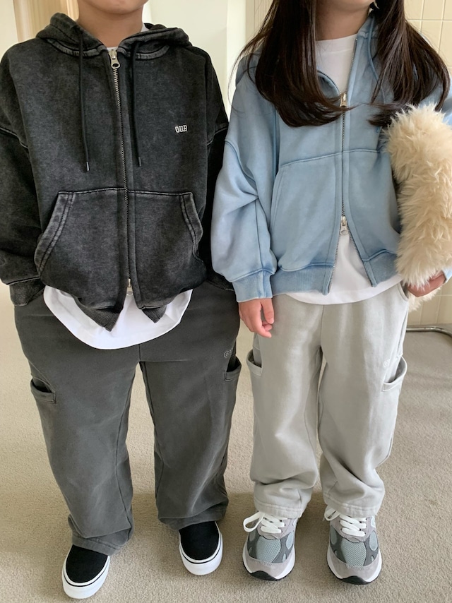 *即納* OUR ストーンウォッシュドフード ジュニア