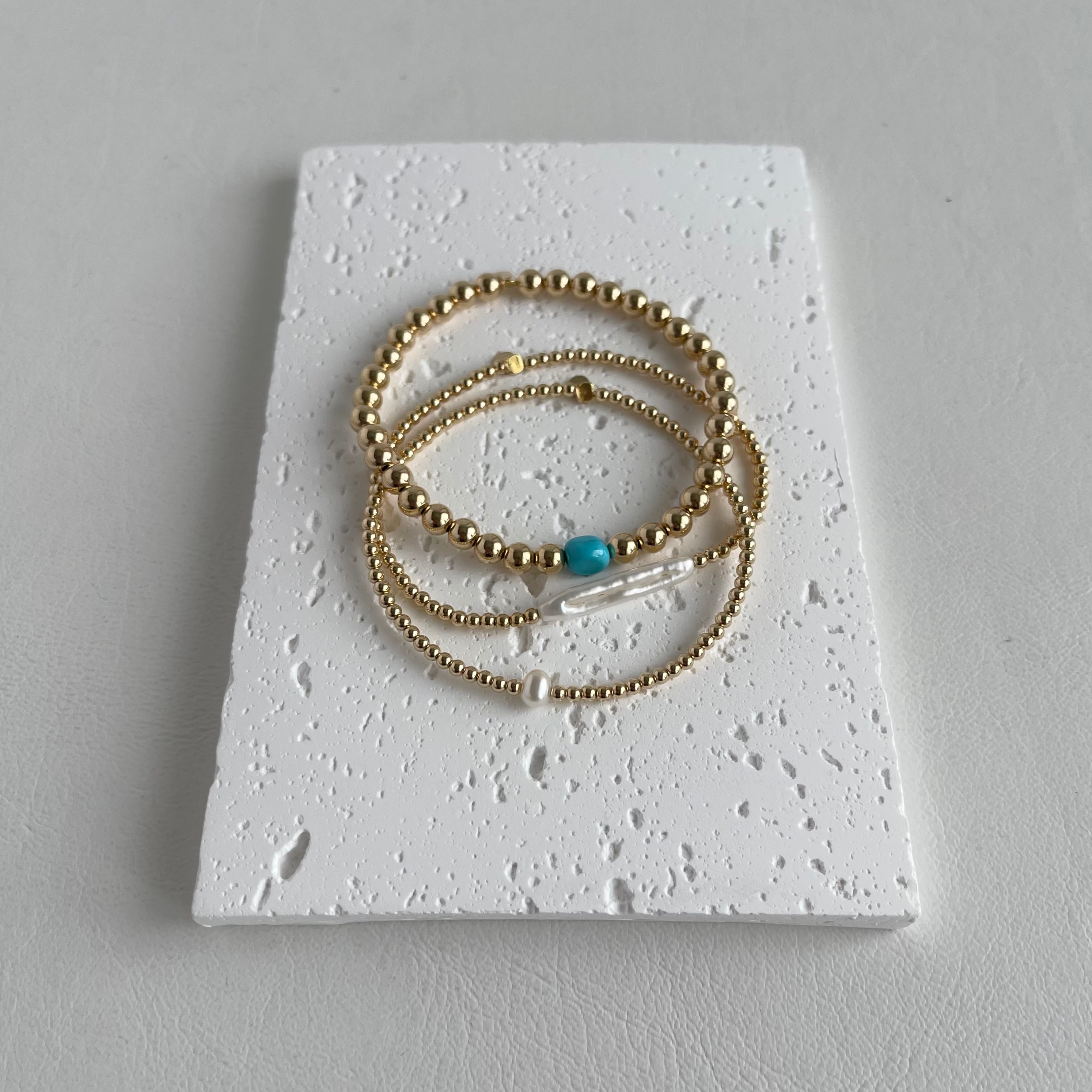 Loop Bracelet / Sleeping Beauty Turquoise x 14kgf / ブレスレット