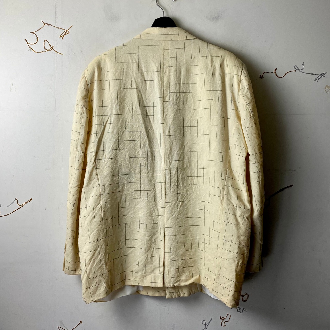 YES SURE! splashed pattern suits set-up “pistol pants”