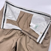 CROCODILE クロコダイル ツータック スラックス パンツ 91/ベージュ メンズ