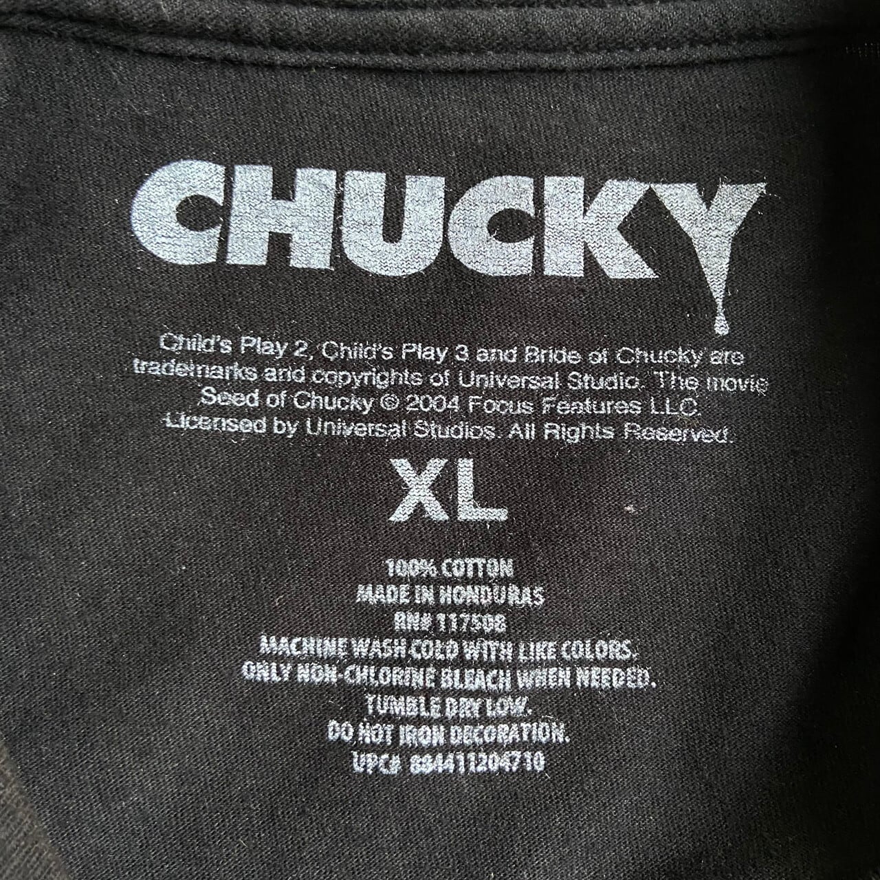 チャッキー tシャツ L グレー chuckyball NFLチャイルドプレイ トップス