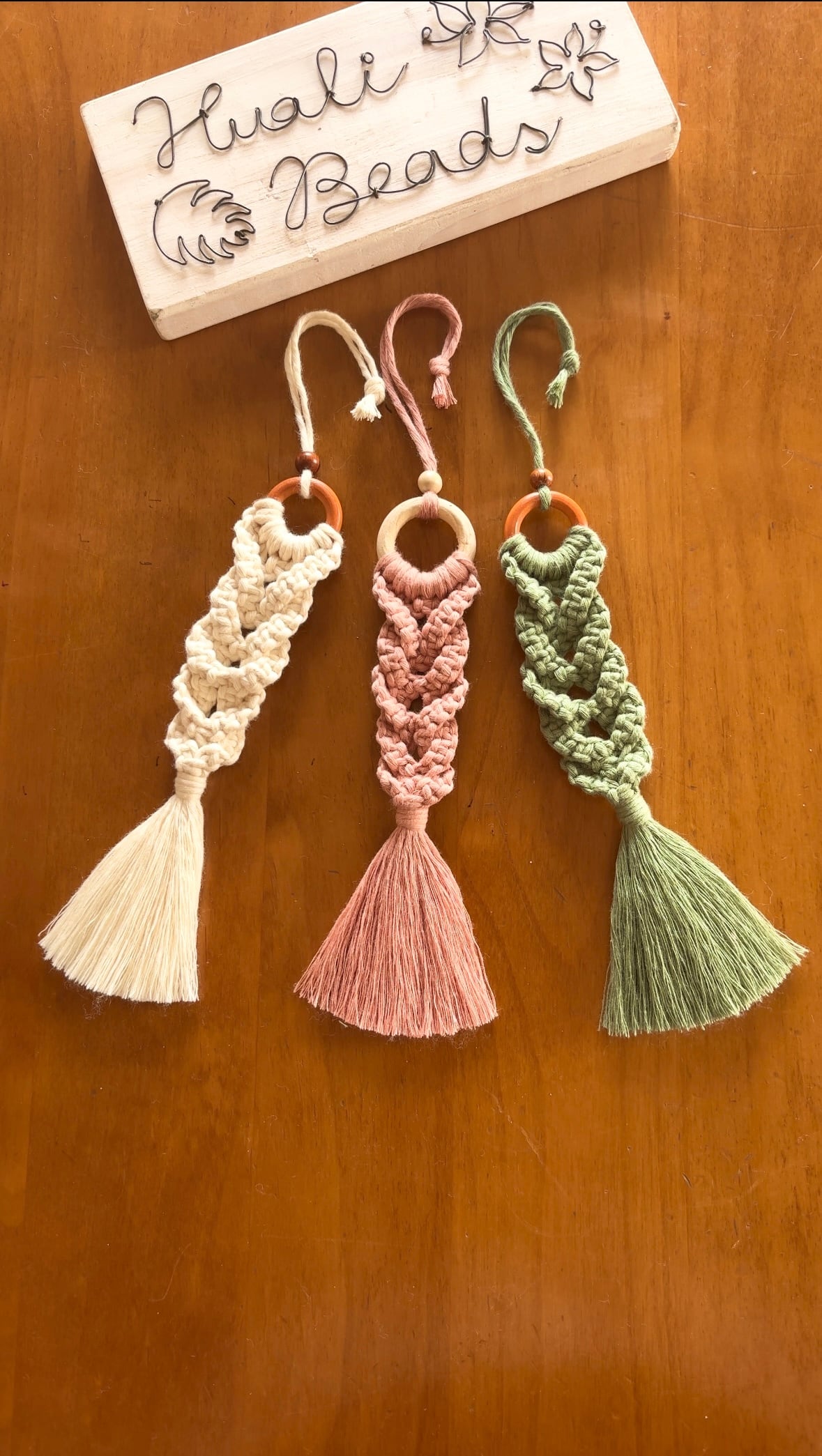 ミサンガ編みタペストリー(マクラメキット) | Huali Beads