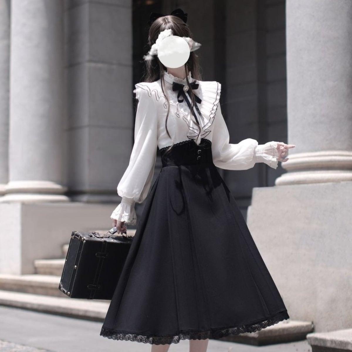 桜色フリルロリータワンピース | Maiden's Rêve