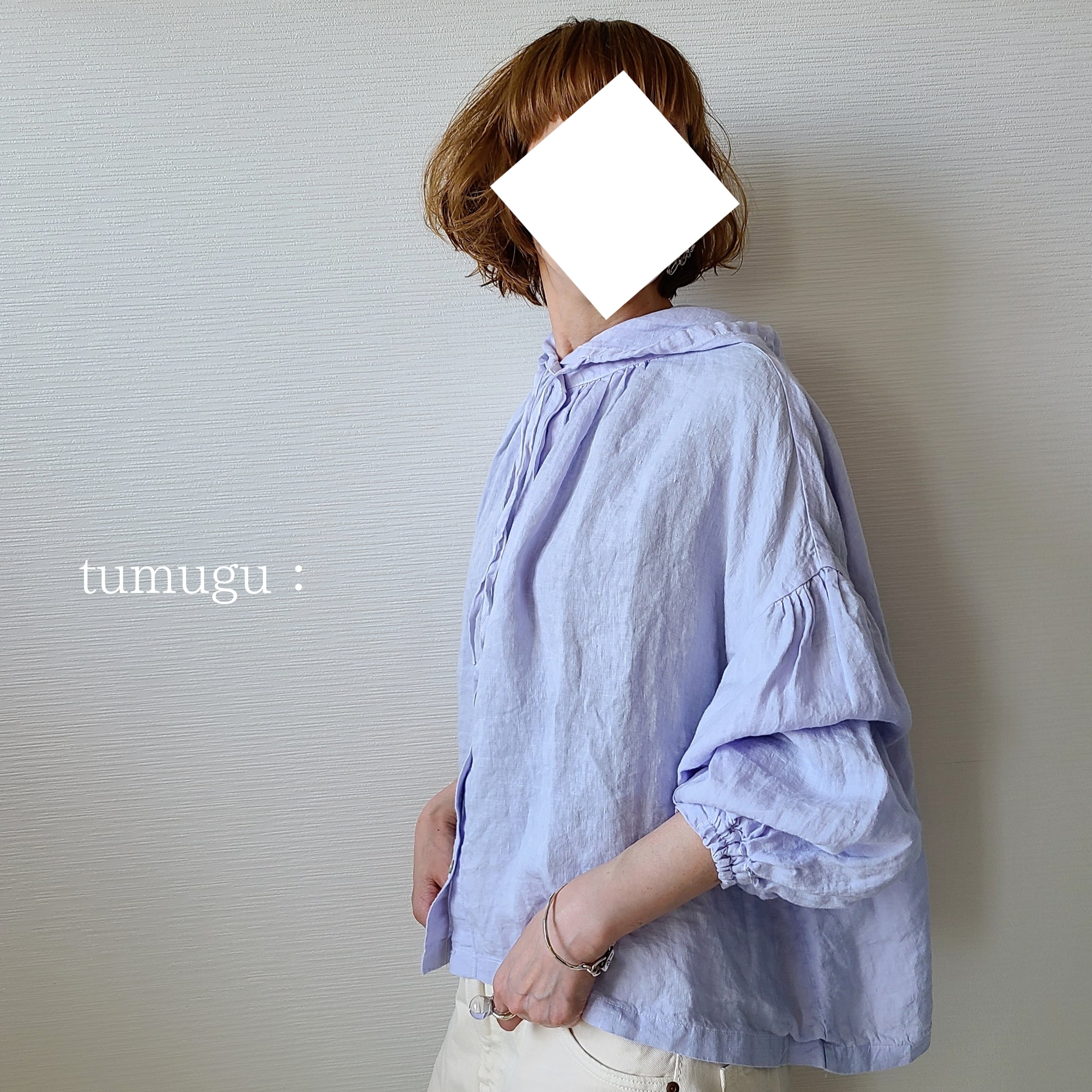 再値下げ☆新品 tumugu: ブラウス