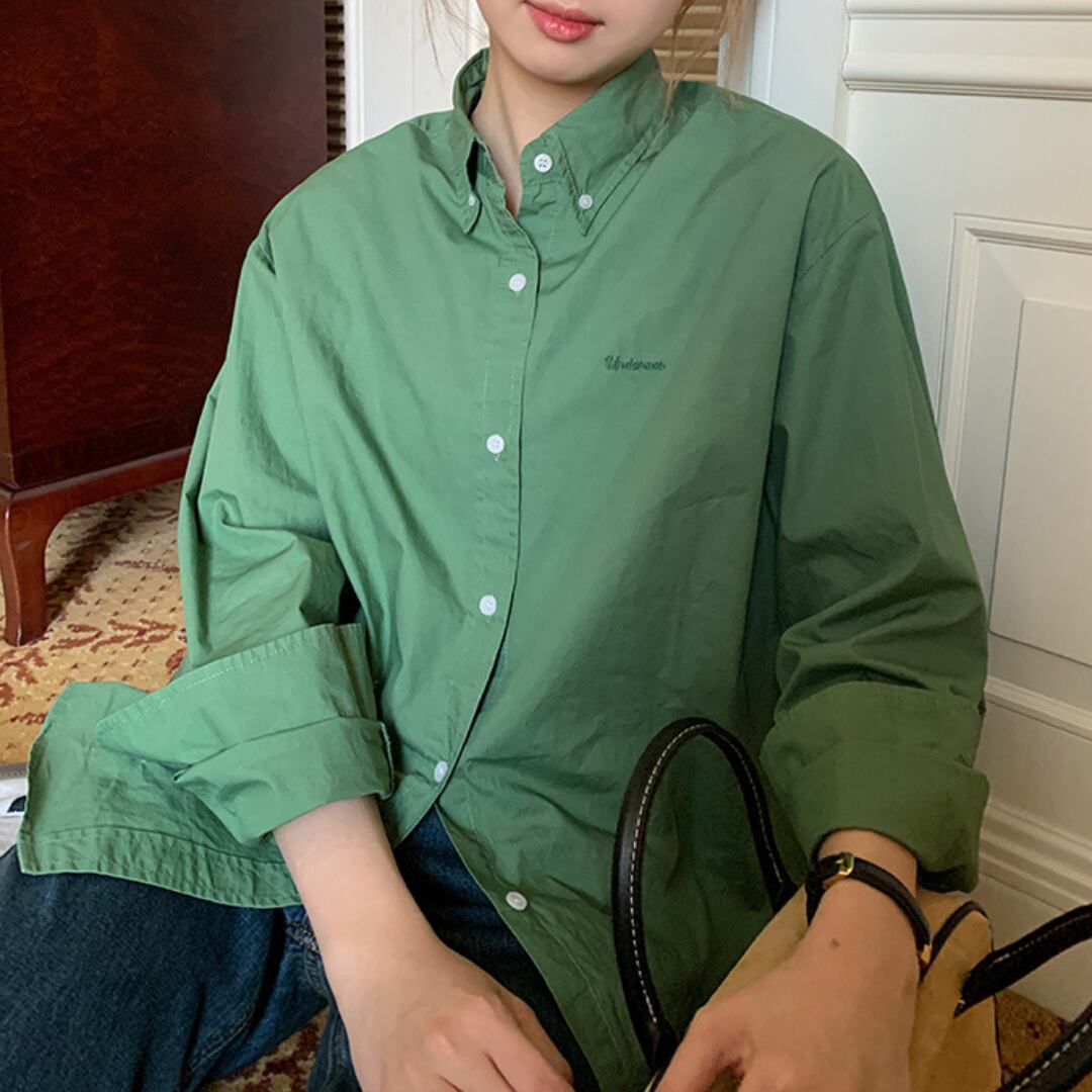 embroidered shirts casual loose tops