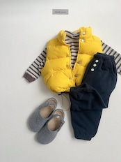〖取寄〗韓国子供服 / 26winter / Digreen / ビビッドパディングベスト / キッズ / 冬服 *S~2XL*