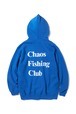 CHAOS FISHING CLUB PUFF LOGO HOODY Blue