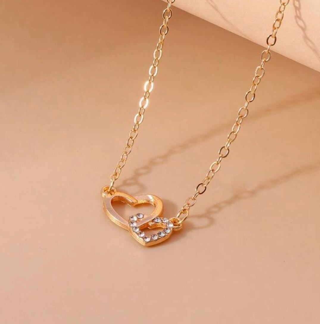 希少】ポンテヴェキオ LOVE ペンダント ネックレス ダイヤ K9ゴールド