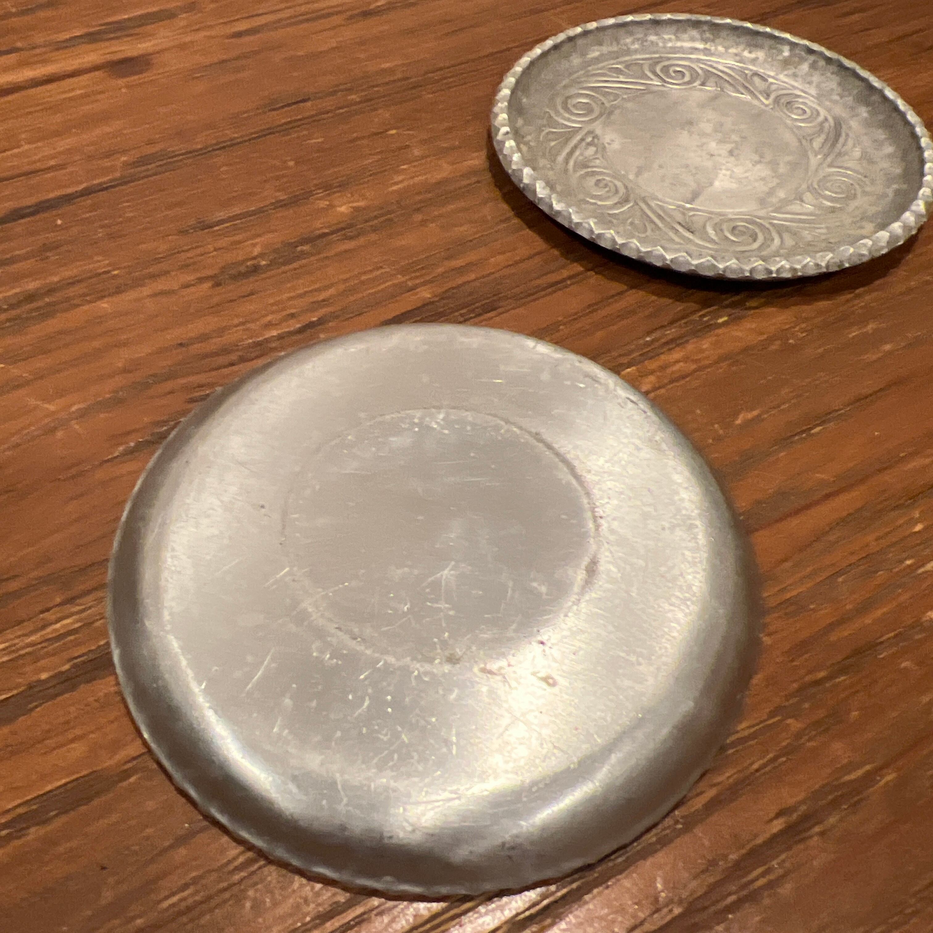 アルミのコースター ヴィンテージ 2枚セット