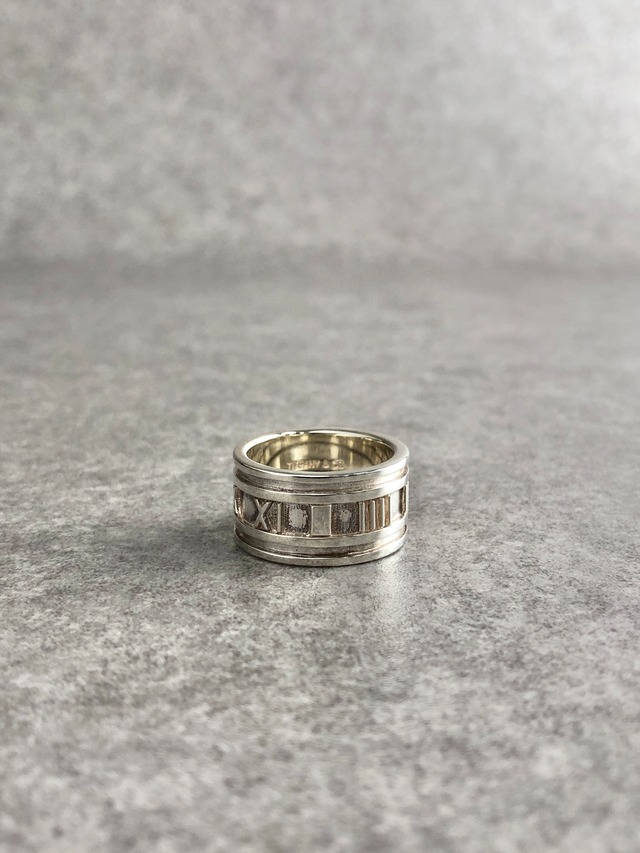 Tiffany & Co. ティファニー 指輪 18号 シルバー アトラス 925 リング vintage ヴィンテージ オールド 5ppmm6