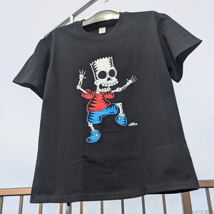 【 The Simpsons（ ザ・シンプソンズ ）】バートシンプソン スケルトンver. / Tシャツ〚アメリカン雑貨 アメトイ〛