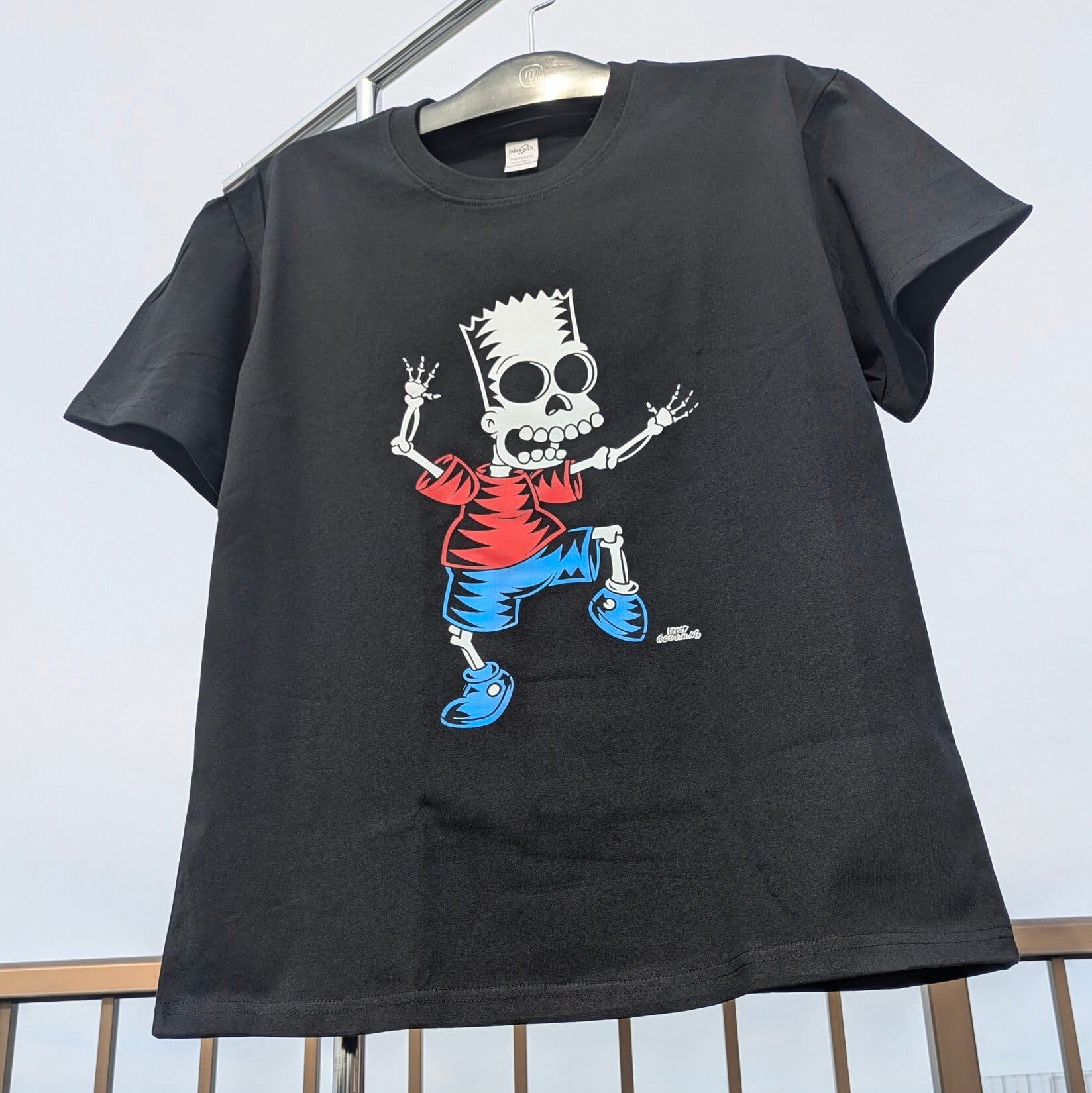 【 The Simpsons（ ザ・シンプソンズ ）】バートシンプソン スケルトンver. / Tシャツ〚アメリカン雑貨 アメトイ〛