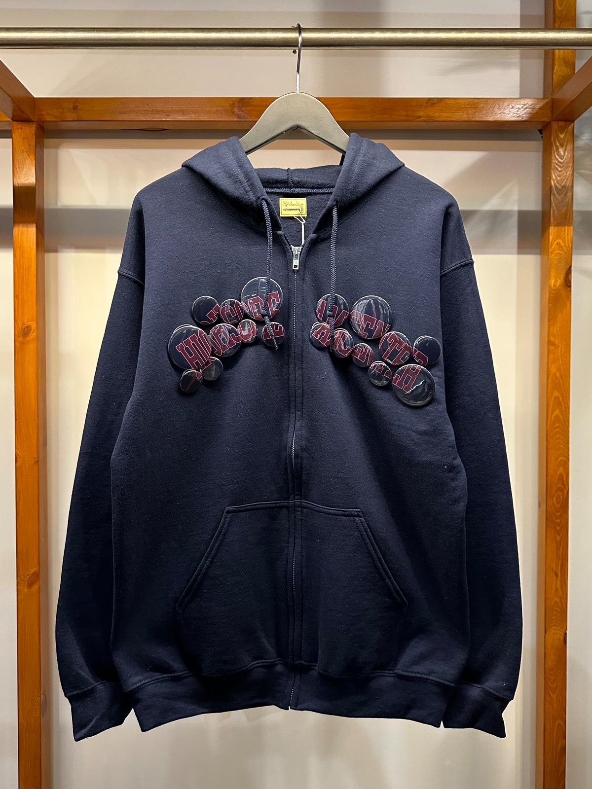 Tappei High しんどかっ scream center 缶バッジパーカー