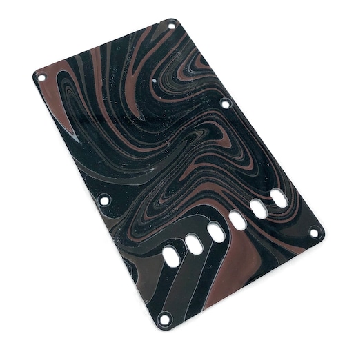 VARIOUS MARBLEIZED PICK GUARD SERIES - ST-type  Only One Design -　ギター用マーブルバックプレート　stba1-4