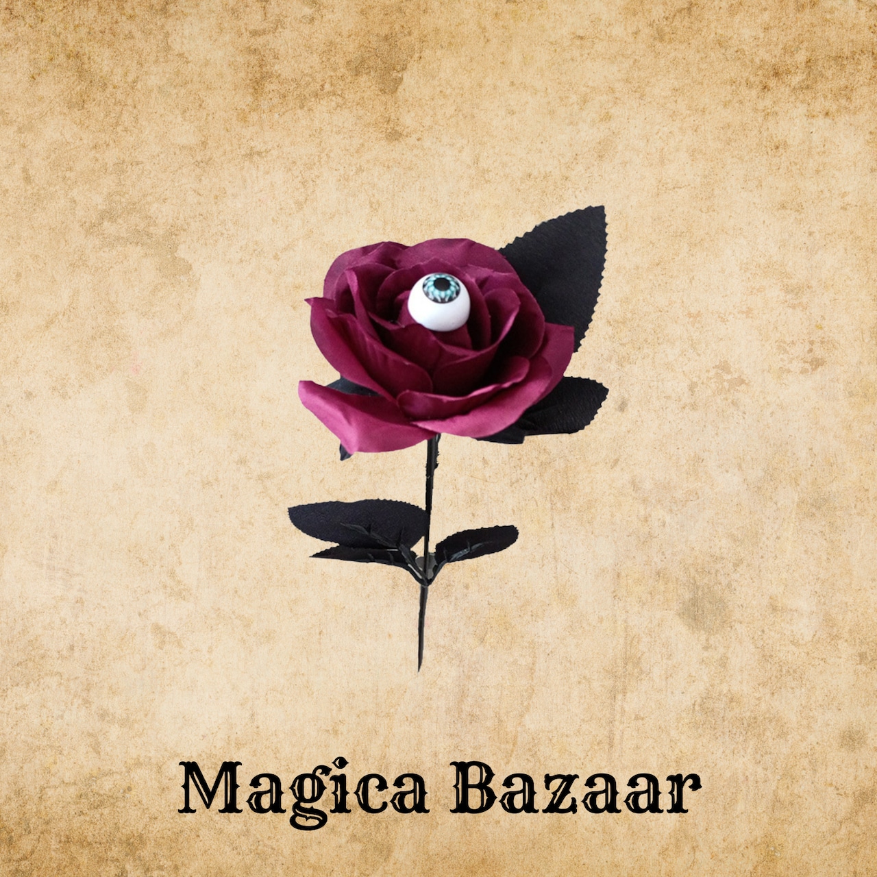 永遠に美しく　ゴシックテイストアートフラワー10本セット　M23498