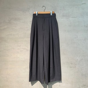 【ATON】WOOL TROPICAL  WIDE EASY PANTS/PRAGSW0110