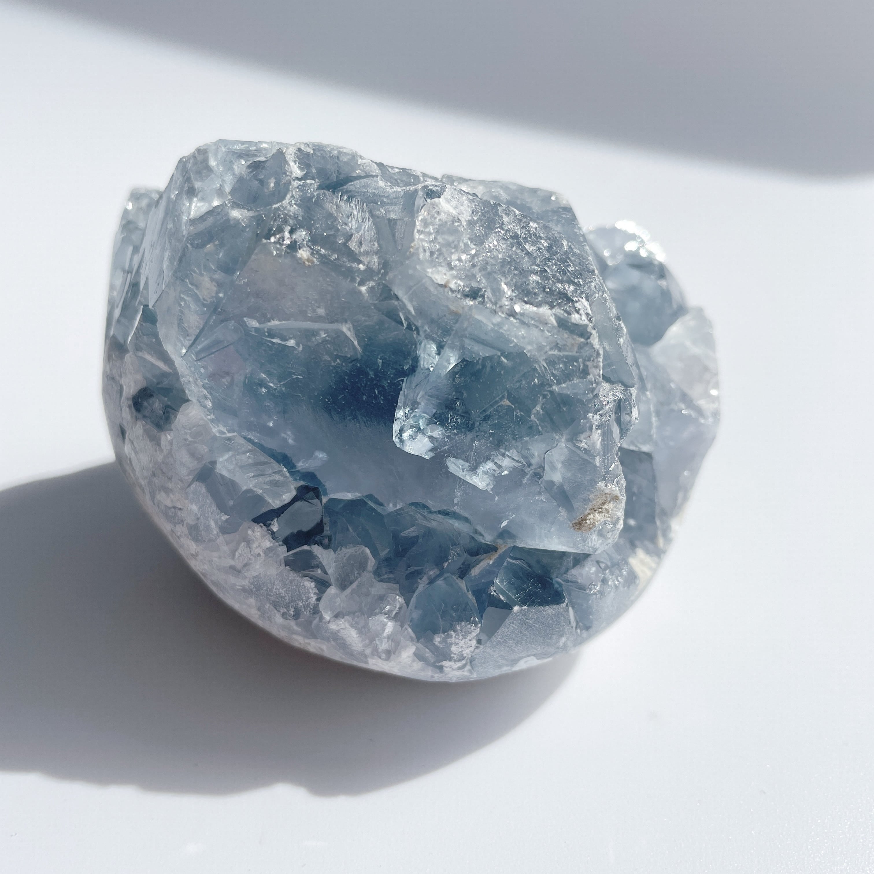 大きな結晶◎セレスタイト 卵型14♡Celestite♡天然石・原石