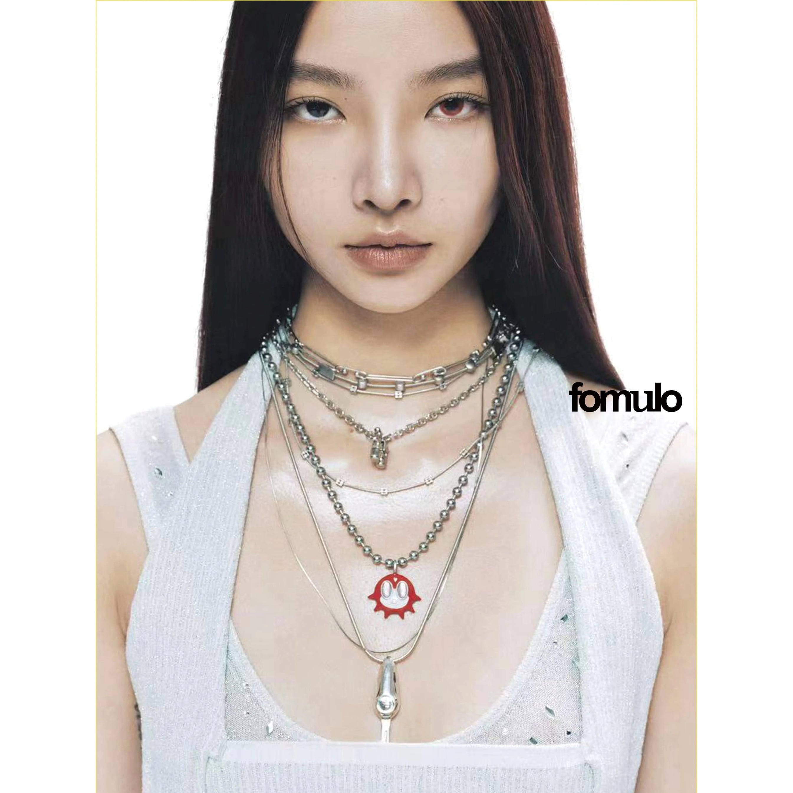 アクセサリー Fomulo fomulo] Baby Fugu Monster Necklace | BYORI