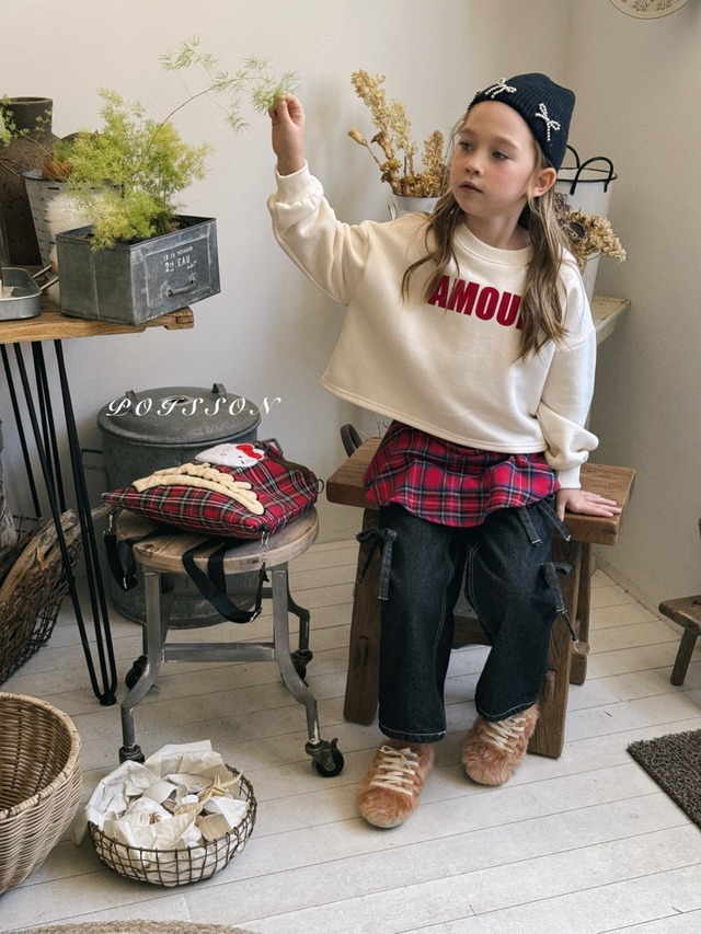 [送料無料][即納M/L]≪POISSON≫amour man to man ivory