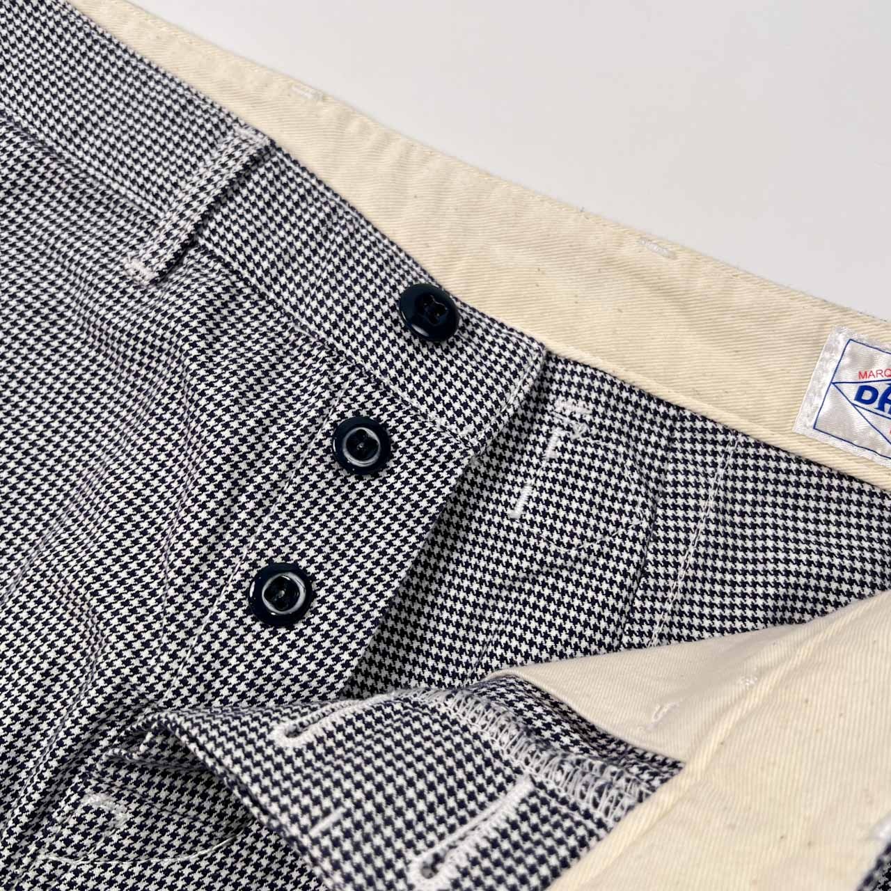 DANTON ダントン 千鳥格子 ミニ スカート サイズ 36 /ホワイト×ネイビー/レディース/ボタンフライ