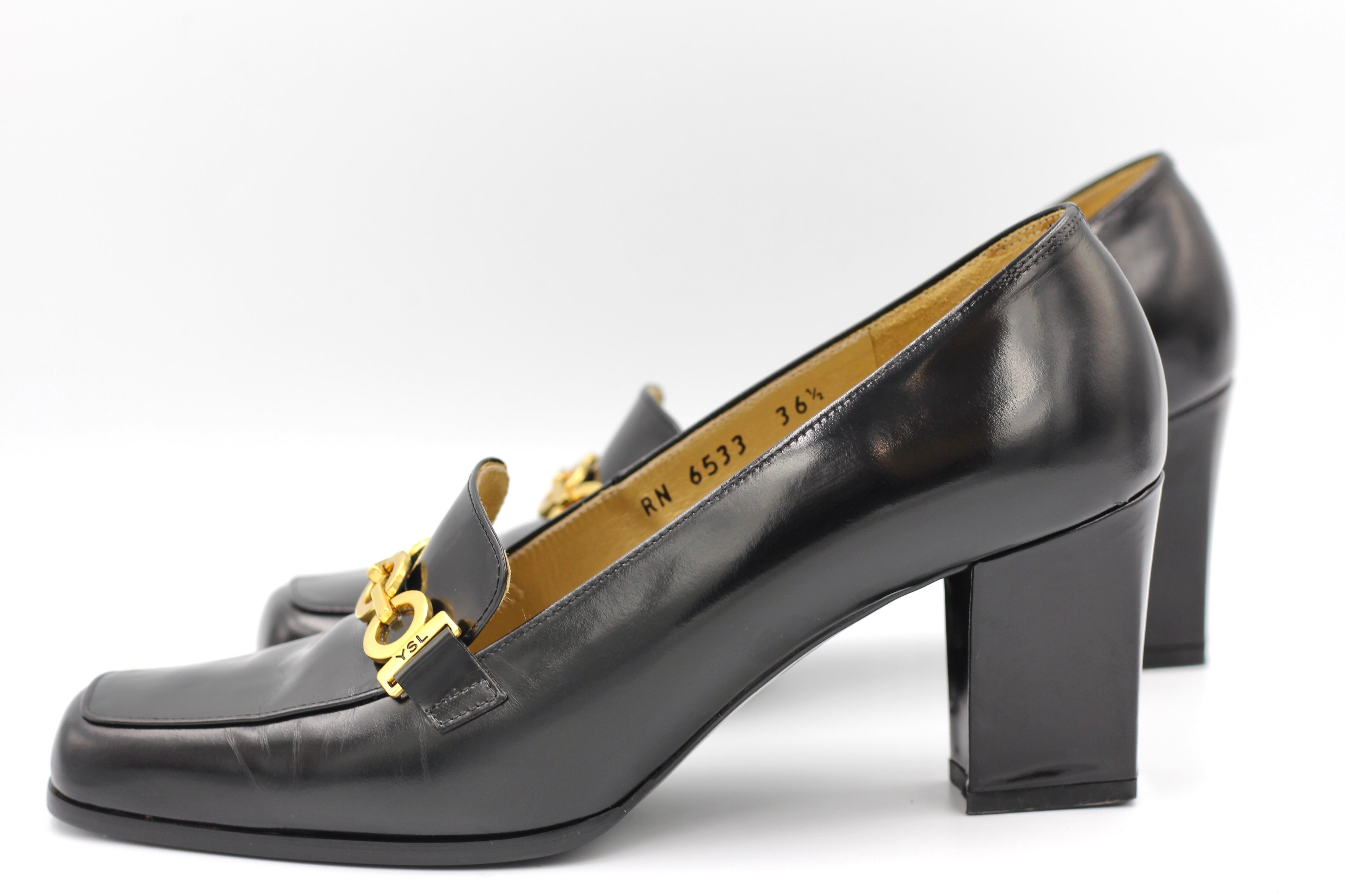 レトロ品 イヴ・サンローラン パンプス （YSL サンローラン セール  