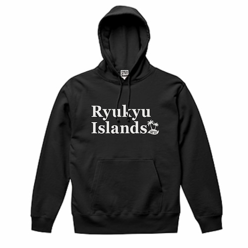 Ryukyu Islands Logo pullover Parker 10.0oz【black】A