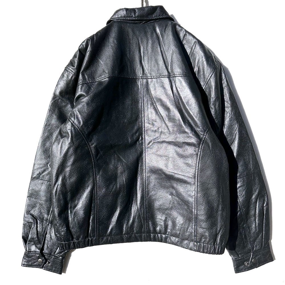 WILLIAM BARRY ブラック　レザージャケット WILLIAM BARRY] Vintage Single Leather Jacket [1990s-] Vintage