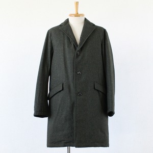 Down Chester Coat　Khaki Tweed