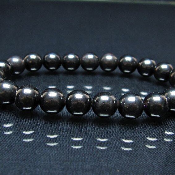 スギライト ブレスレット 9mm ブラックスギライト ブレス 一点物 メール便可 [M便 1/10] 111-45569