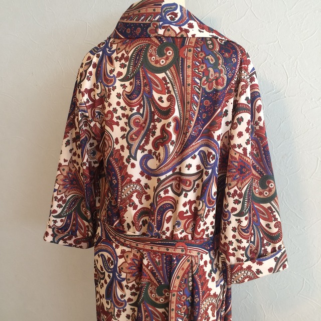 baroque print robe