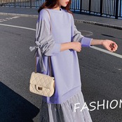 Fake Two-piece Dress 5033