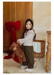アーバンラビット / URBAN RABBIT / リボンチェックパンツ / 韓国子供服 / キッズ / 26winter〖取寄〗*XS~XL*