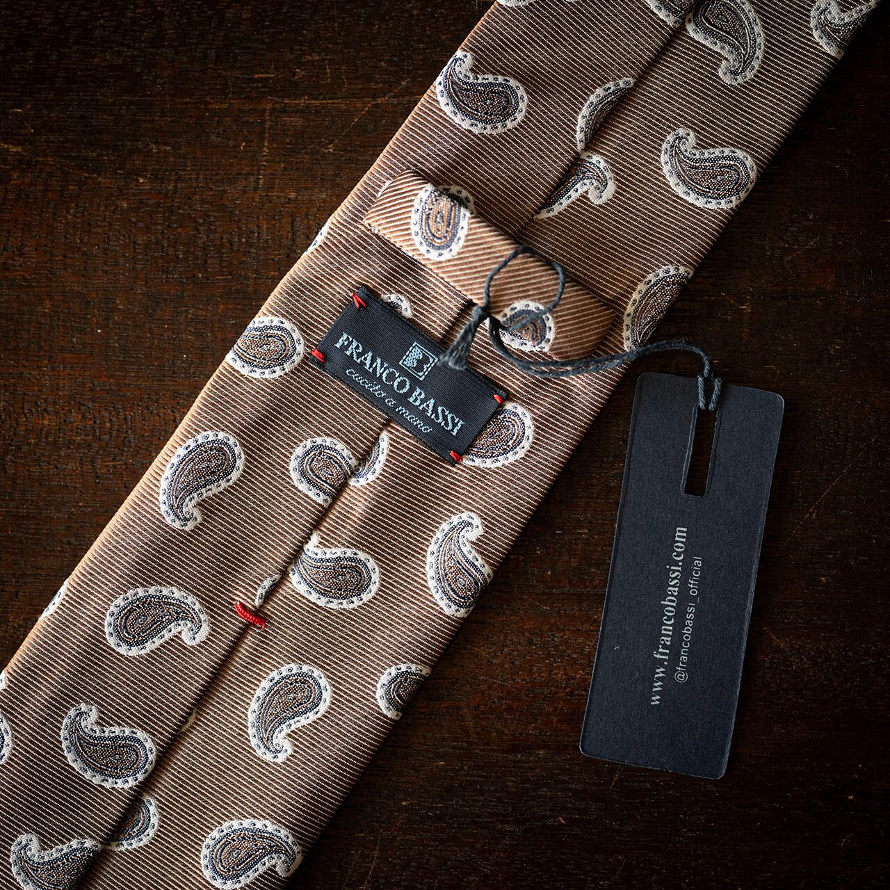 正規品】FRANCO BASSI（フランコバッシ）シルクネクタイ | 小紋柄