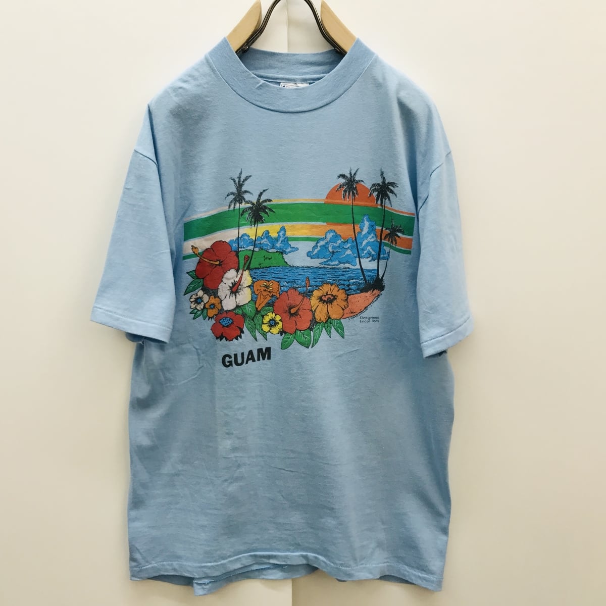 hanes 70s ヴィンテージ ポップアート サーフTシャツ old surf