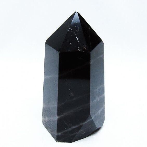 モリオン 黒水晶 六角柱 ポイント 一点物 152-4060