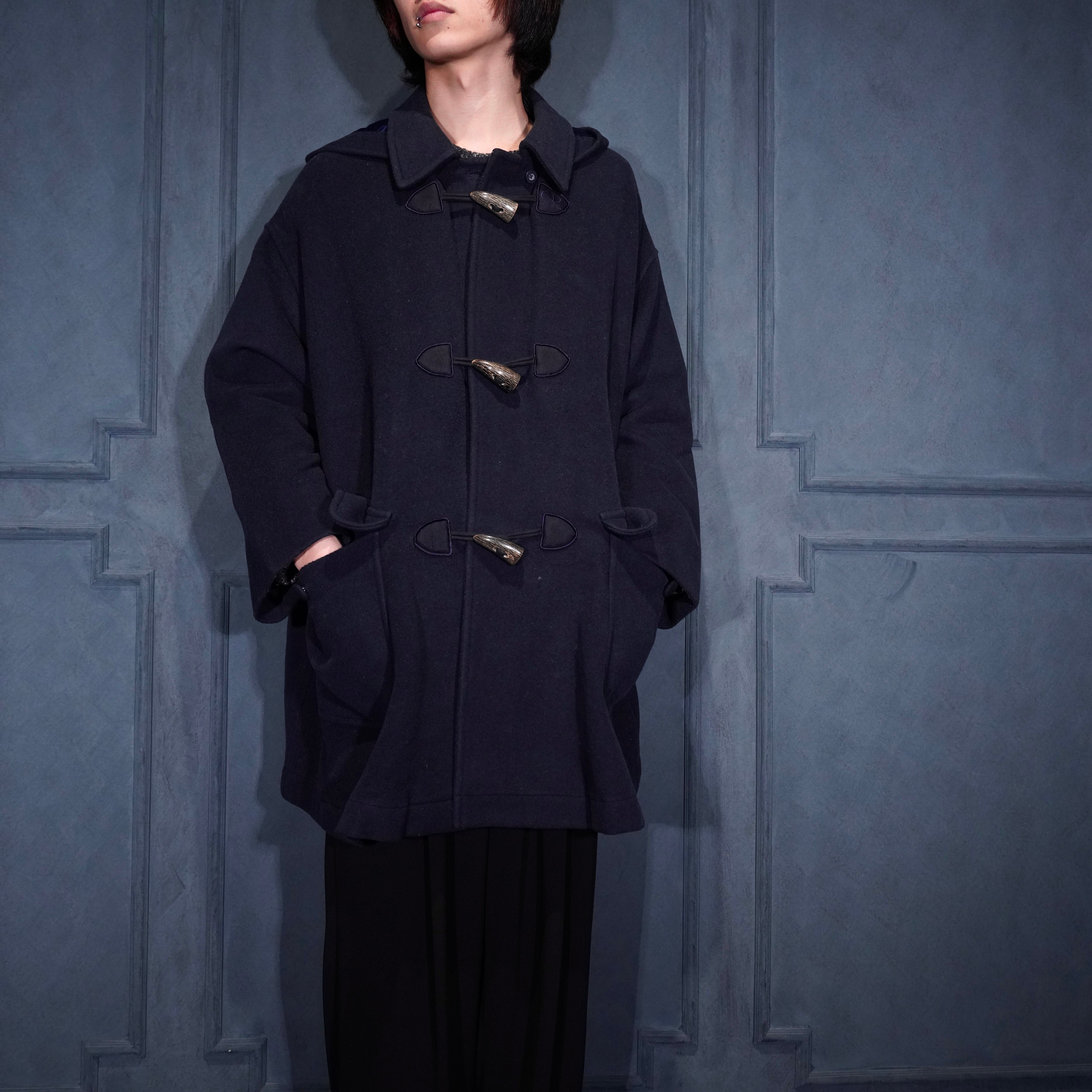 Christian Dior HOODIE DESIGN WOOL DUFFLE COAT/クリスチャン
