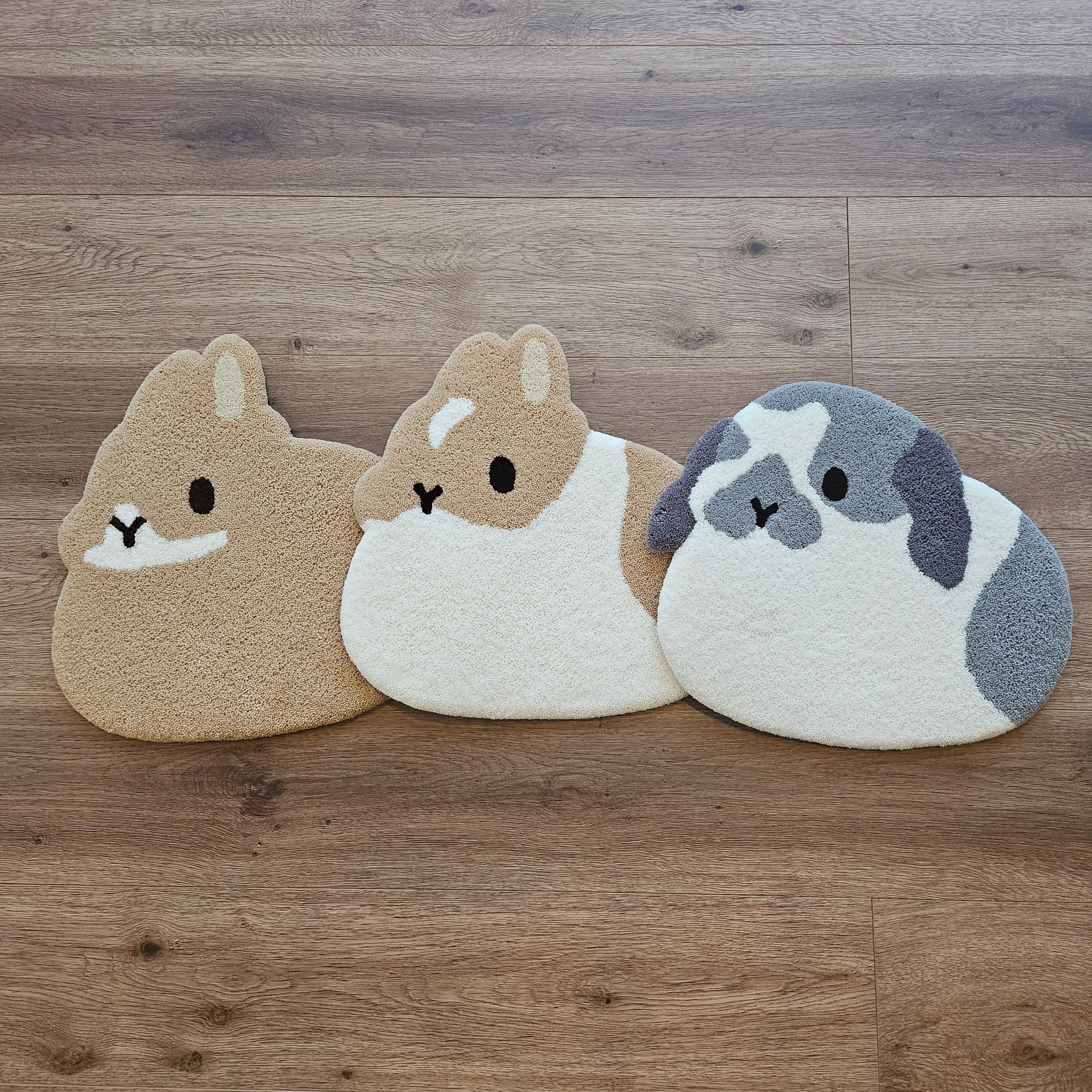 即納/うさぎの箱座り