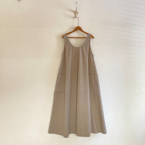 C4251 【Mia】Weather Cloth Sleeveless Dress