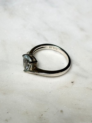 vintage silver paste ring