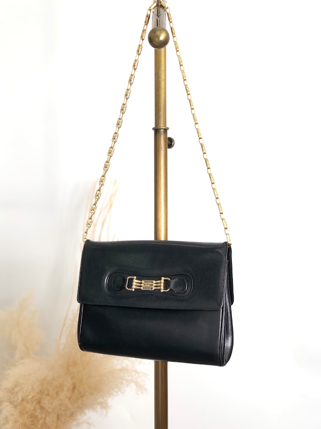 CELINE セリーヌ マカダム ハンドバッグ ブラウン PVC レザー ミニバッグ ミニボストン vintage ヴィンテージ オールド i42xbv