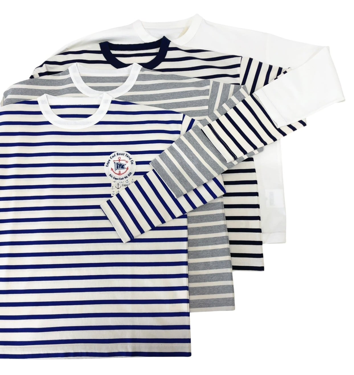 快晴堂】ワッペンペタペタ長袖Tシャツ / 61C-53 | syozikiya online shop