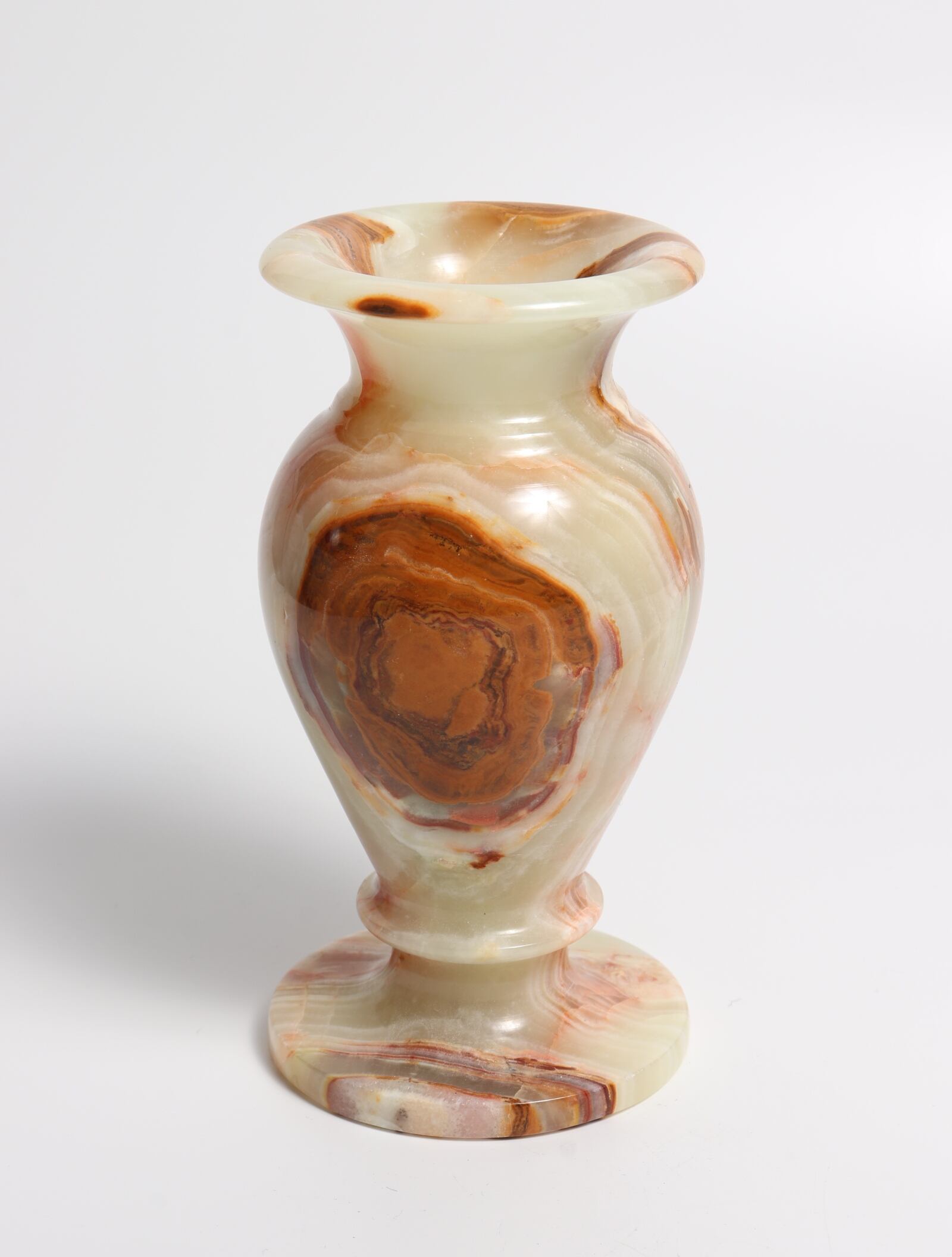 パキスタン　オニックス　花瓶 パキスタン製 オニキス花瓶