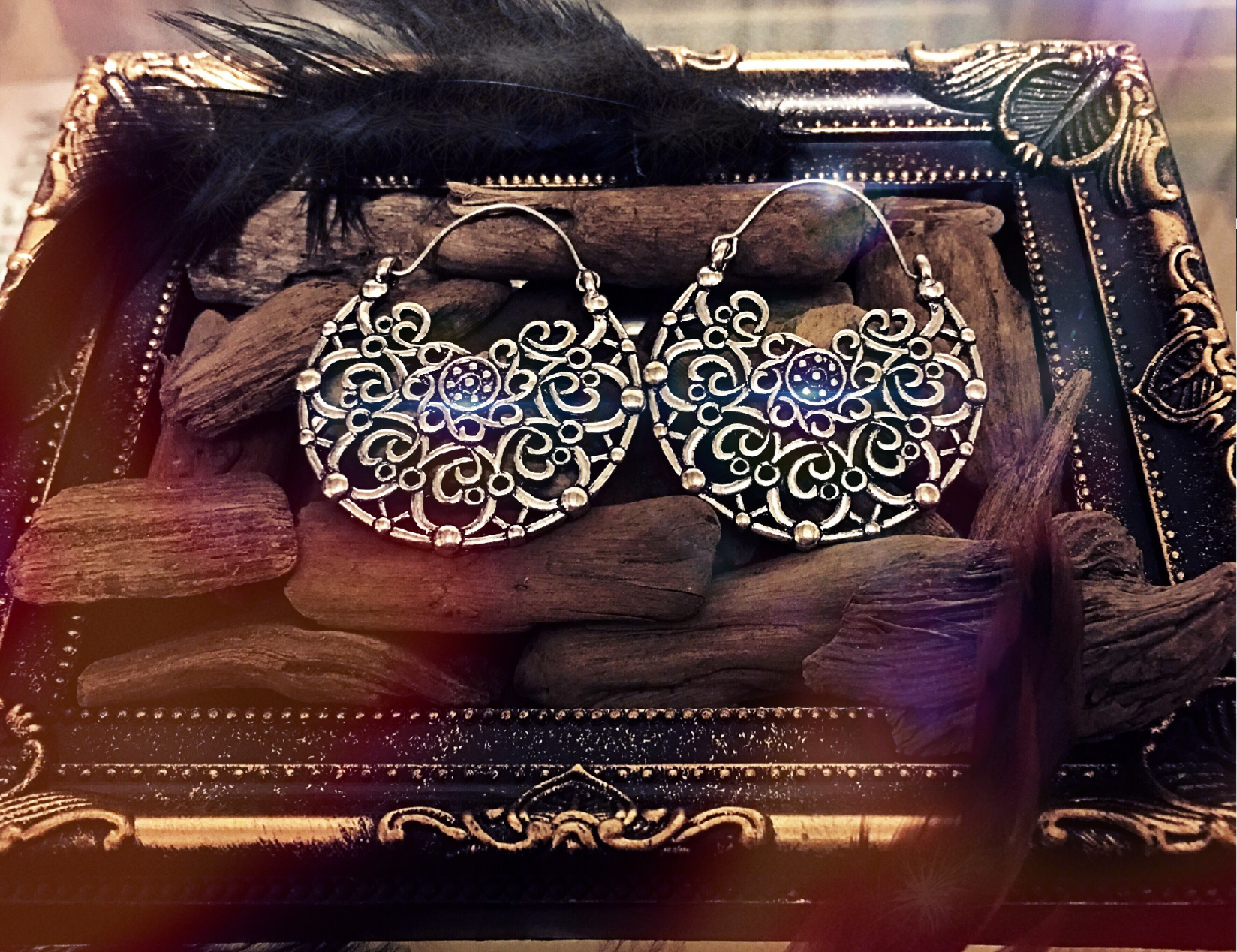 1ペア インカピアス フックピアス フープピアス エスニック アジアン ボヘミアン 