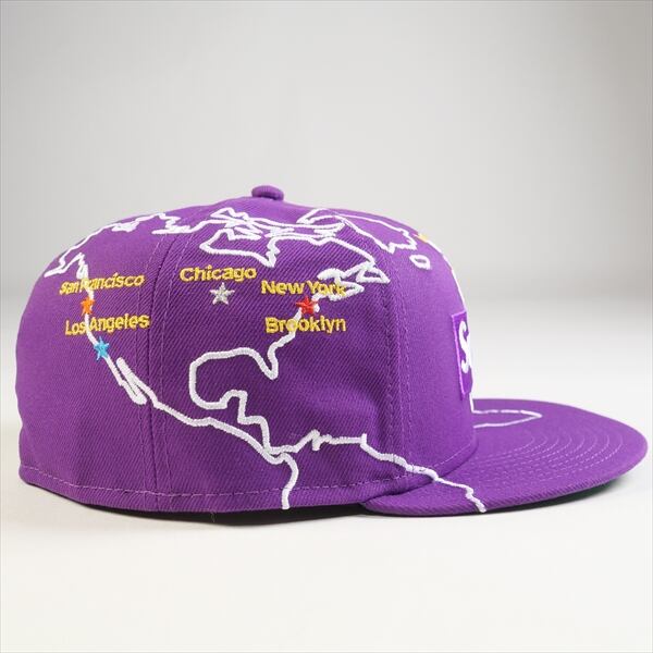 supreme new era purple 7 5/8