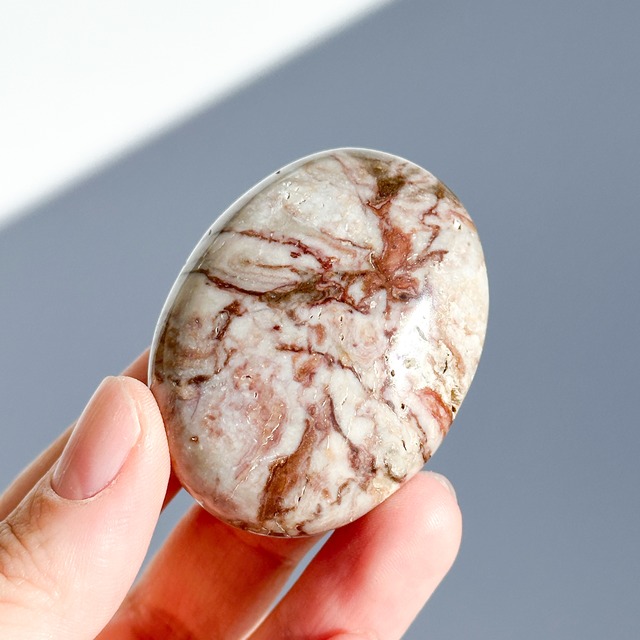 ロゼッタジャスパー パームストーン21◇ Rosetta Jasper ◇天然石・鉱物・パワーストーン