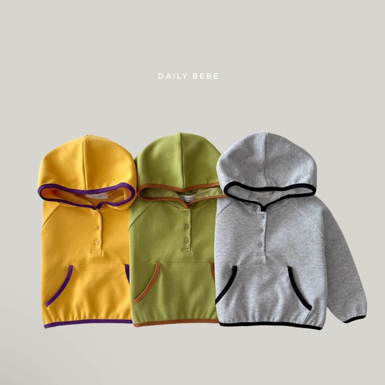 colored pencil hood【DAILYBEBE】※10月中旬発送予定