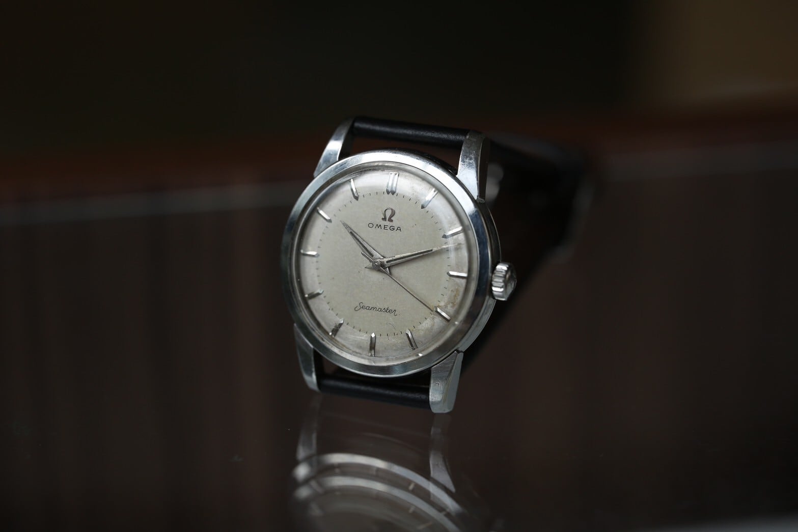 OMEGA】 1956年製 オメガ シーマスター ロングドルフィン×砲弾