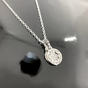 CUT OUT FLOWER with COIN NECKLACE / フラワープレート&コインネックレス